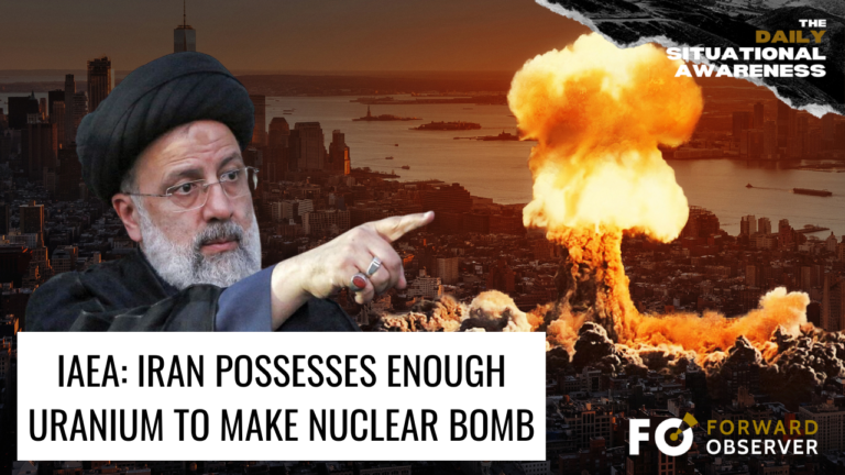 DailySA: IAEA: Iran Possesses Enough Uranium To Make A Bomb – Forward ...